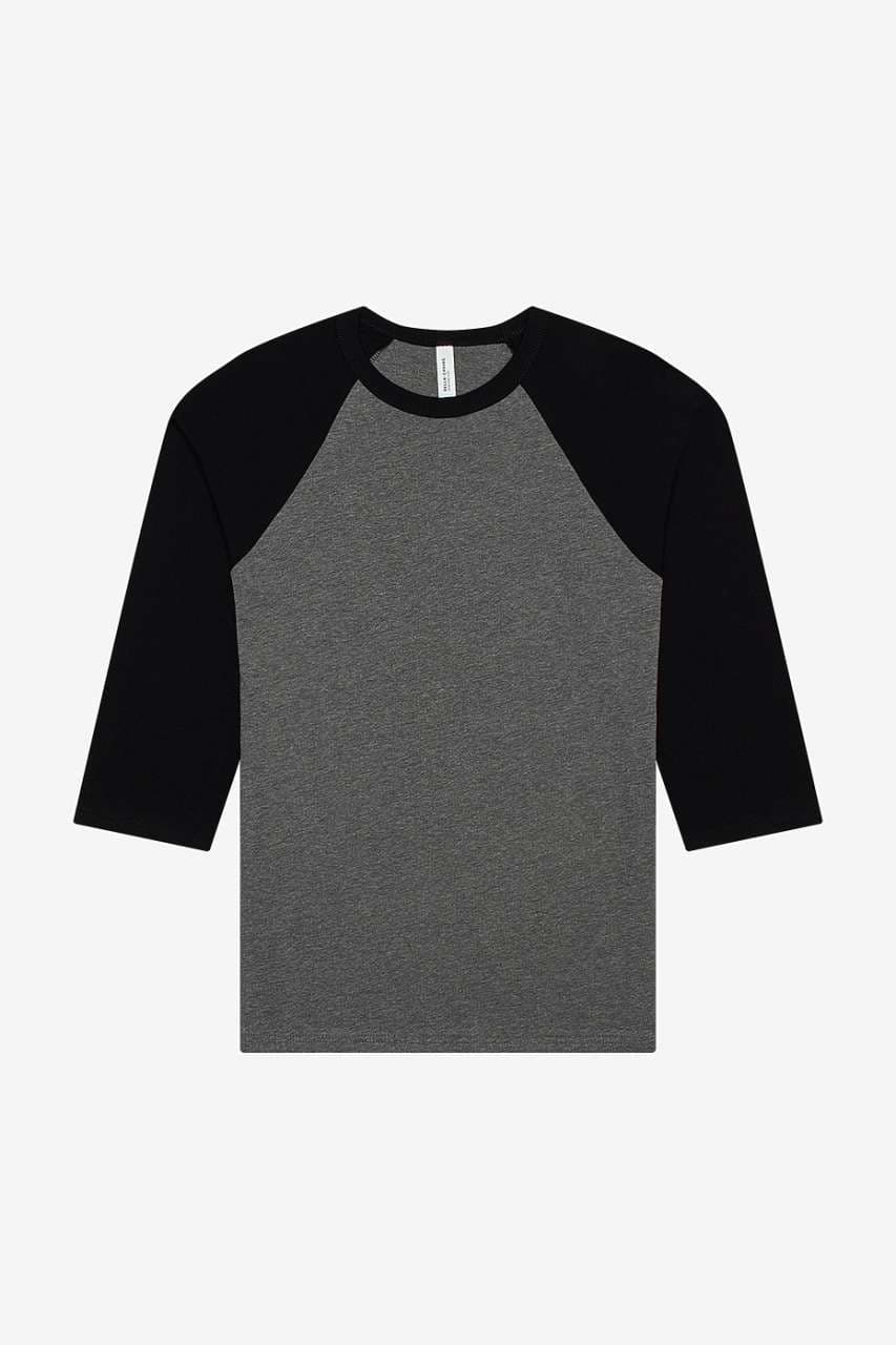 UNISEX 3/4 SLEEVE BASEBALL TEE