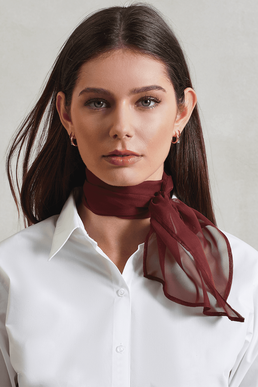 'COLOURS COLLECTION' PLAIN CHIFFON SCARF